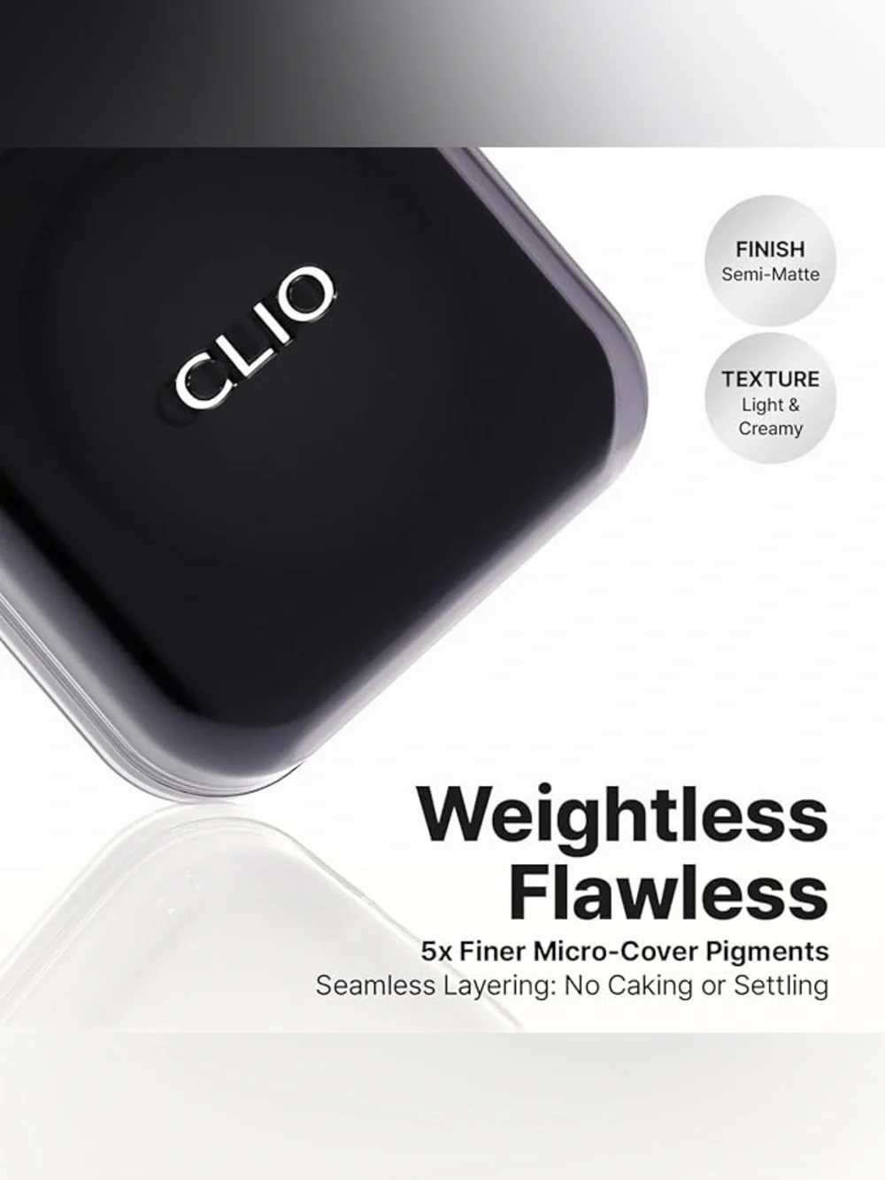 Clio Kill Cover Cushion Foundation in Black 21N Linen